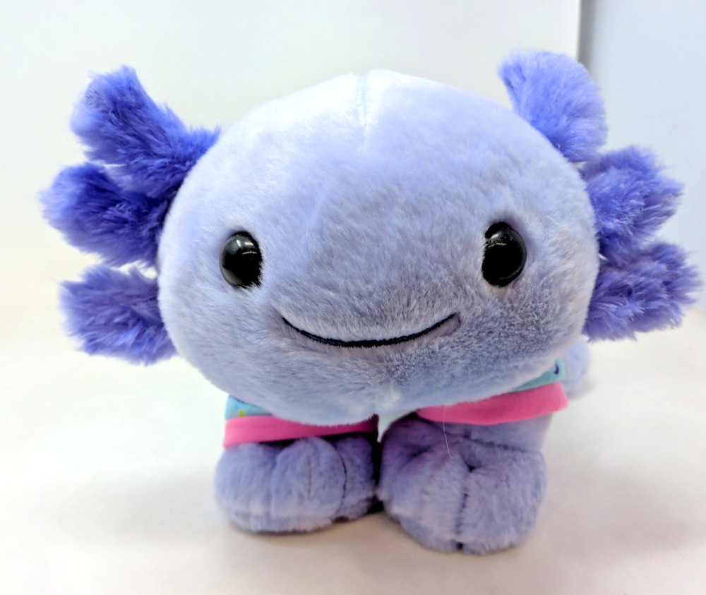Build-A-Bear Workshop Lavender Axolotl Plush 19" Stuffed Animal BAB w/ PJs